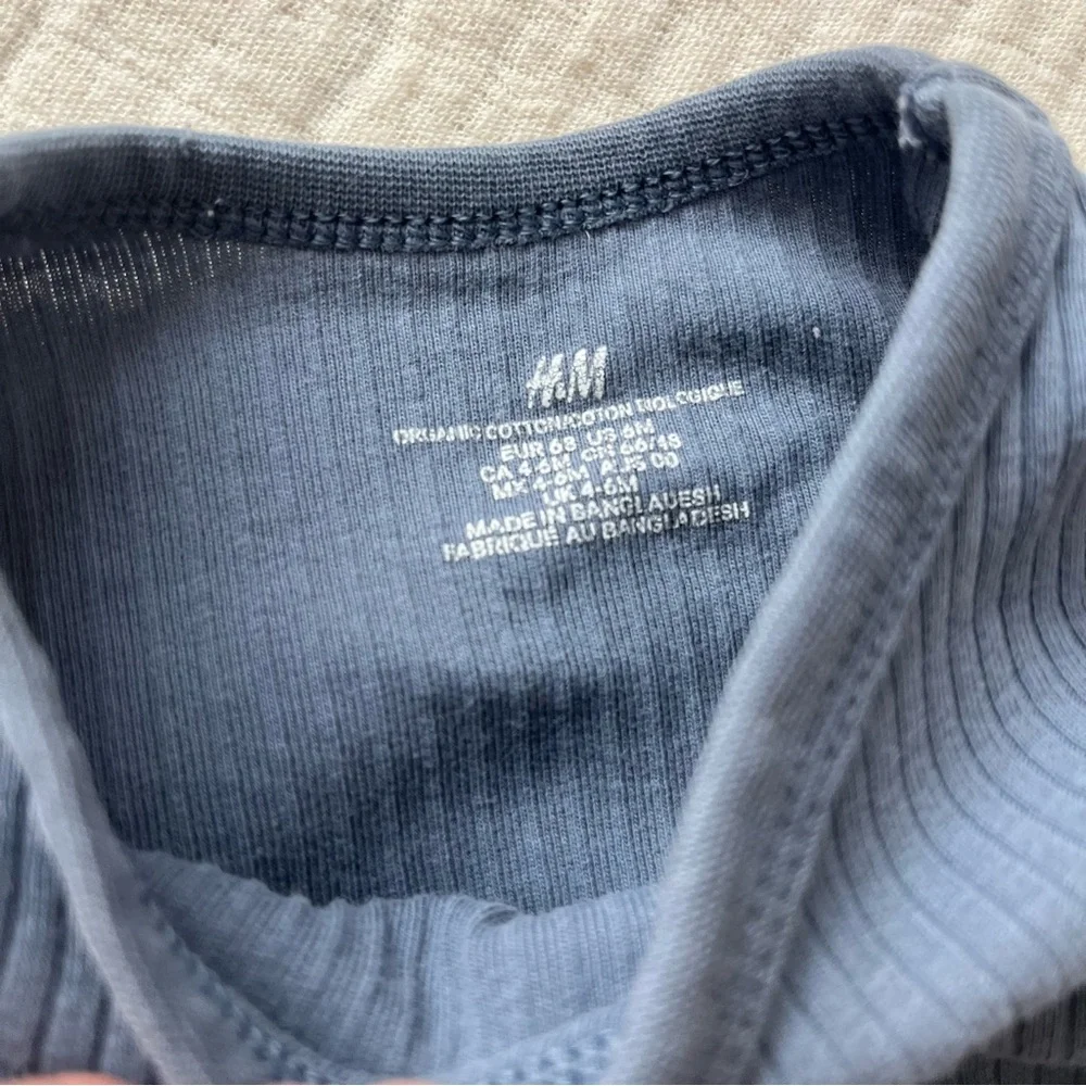 Zara + H&M + L’ovedbaby ribbed kimono bodysuit + plush sweat pants baby boy set